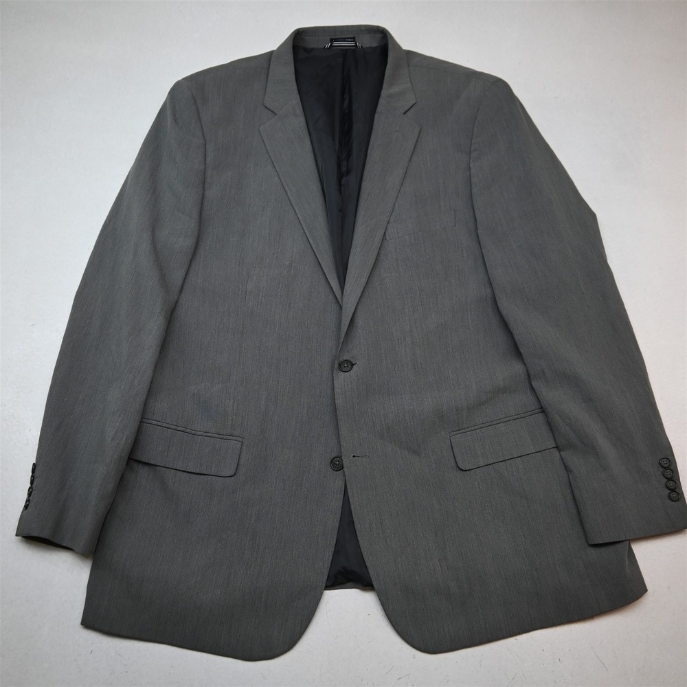 Nautica 48L Gray Mens Blazer Suit Jacket Sport Coat